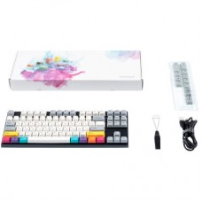 Клавіатура Varmilo APT87 CMYK C-TK Brown Wireless White Led UA (A92A024D3A5A17A007) Клавіатура Varmilo APT87 CMYK C-TK Brown Wireless White Led UA (A92A024D3A5A17A007) - Фото