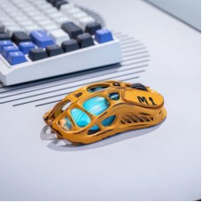 Мышка GravaStar Mercury M1 Pro Wireless/Bluetoot/USB Yellow (GSM1PRO_YLW) - Фото