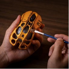 Мышка GravaStar Mercury M1 Pro Wireless/Bluetoot/USB Yellow (GSM1PRO_YLW) - Фото