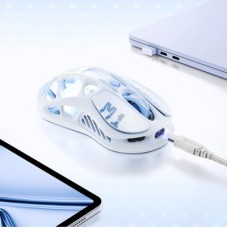 Мышка GravaStar Mercury M1 Pro Wireless/Bluetoot/USB Ice Blue (GRAVASTARM1PRO_BLU) - Фото