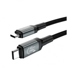 Дата кабель USB-C to USB-C 2.0m USB4 Gen 3 240W 8K Choetech (XCC-1042) - Фото