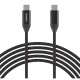 Дата кабель USB-C to USB-C 1.0m + 2.0m PD3.1 240W 2pcs Choetech (XCC-1060)