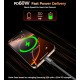 Дата кабель USB-C to USB-C 1.2m PD60W magnetic digital display nylon gray Choetech (XCC-1067-GY)