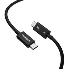 Дата кабель USB-C to USB-C 1.0m Thunderbolt 5 Intel certified Choetech (A3011) - Фото