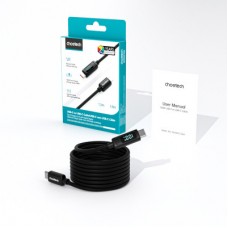 Дата кабель USB-C to USB-C 1.2m PD100W digital display silicone Choetech (XCC-1064) - Фото
