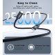 Дата кабель USB-C to USB-C 1.2m PD100W digital display silicone Choetech (XCC-1064)