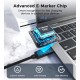 Дата кабель USB-C to USB-C 1.2m PD100W digital display silicone Choetech (XCC-1064)