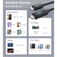 Дата кабель USB-C to USB-C 1.8m PD100W digital display silicone Choetech (XCC-1063)