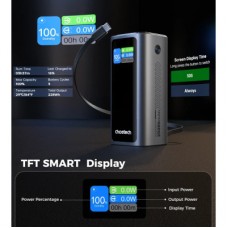 Батарея универсальная Choetech 20000mAh, PD/130W, QC, AFC , TFT, pass-through charging (B815C) - Фото