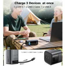 Батарея универсальная Choetech 20000mAh, PD/130W, QC, AFC , TFT, pass-through charging (B815C) - Фото