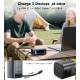 Батарея универсальная Choetech 20000mAh, PD/130W, QC, AFC , TFT, pass-through charging (B815C)