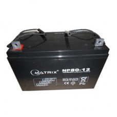 Батарея до ДБЖ Matrix 12 V 80 AH (NP80-12) - Фото