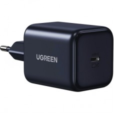 Зарядний пристрій UGREEN USB-C GaN 45 W + cable USB-C to USB-C X524 black (65054) - Фото