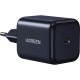 Зарядний пристрій UGREEN USB-C GaN 45 W + cable USB-C to USB-C X524 black (65054)