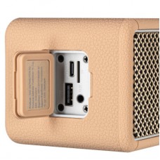 Акустична система 2E SoundLegend Mini PowerBank IPX6 Brown (2E-BSSLMWBN) - Фото