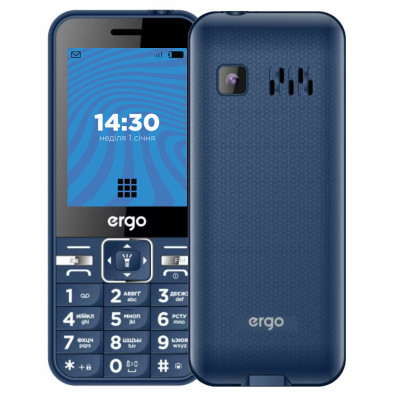 Мобільний телефон Ergo E281 Blue