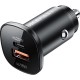 Зарядний пристрій Acefast 1xUSB-C PD20W + 1xUSB QC 3.0 18 W car adapter metal (6974316280330)