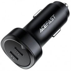 Зарядний пристрій Acefast 2xUSB-C 72W car adapter metal (6974316280361) - Фото