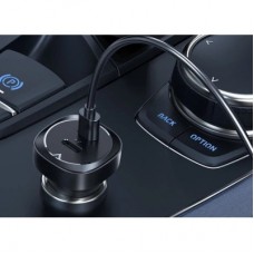 Зарядний пристрій Acefast 2xUSB-C 72W car adapter metal (6974316280361) - Фото