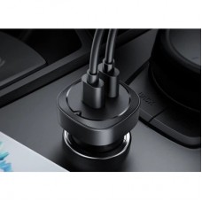 Зарядний пристрій Acefast 2xUSB-C 72W car adapter metal (6974316280361) - Фото