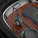 Зарядний пристрій BOROFONE 1xUSB-C PD + 1xUSB 38W car adapter transparent black (6941991106965)
