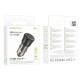 Зарядний пристрій BOROFONE 1xUSB-C PD + 1xUSB 38W car adapter transparent black (6941991106965)