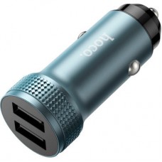 Зарядний пристрій HOCO Z49 Level 2xUSB Metal Gray (6931474795618) - Фото