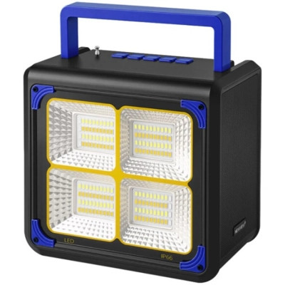 Акустическая система NEWVEW NV-9218 Solar Panel/BT/USB/TF/FM Blue (NWVW-NV-9218-BL)