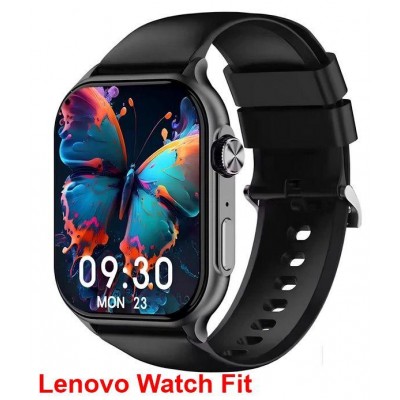 Смарт-часы Lenovo Watch Fit Black AMOLED