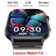 Смарт-часы Lenovo Watch Fit Black AMOLED