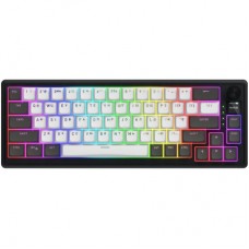 Клавіатура Hator Skyfall 65 Pro Aurum Vanila Silent RGB Wireless/Bluetooth/USB UA Grey/Black (HTK4160UA) - Фото