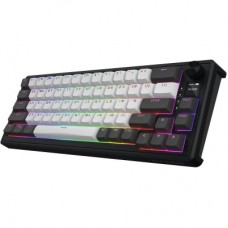 Клавіатура Hator Skyfall 65 Pro Aurum Vanila Silent RGB Wireless/Bluetooth/USB UA Grey/Black (HTK4160UA) - Фото