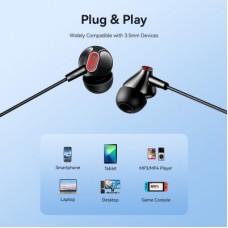 Наушники Vention Echo Lite 3.5mm In-Ear Wired Black (GBABAV) - Фото