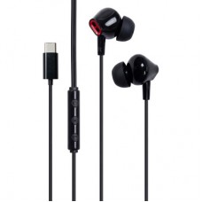 Наушники Vention Echo Lite USB-C In-Ear Wired Black (GBBBAV) - Фото