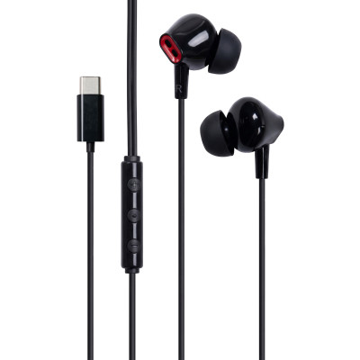 Наушники Vention Echo Lite USB-C In-Ear Wired Black (GBBBAV)