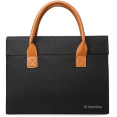 Сумка для ноутбука ColorWay Stylish 15.6" Black (CW-LBS156-BK) - Фото