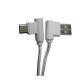 Дата кабель USB 2.0 AM to USB-C 1.0m 2.4 A 90° corner white XoKo (XK-CTC-001-WH)