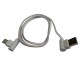 Дата кабель USB 2.0 AM to USB-C 1.0m 2.4 A 90° corner white XoKo (XK-CTC-001-WH)