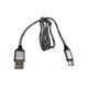 Дата кабель USB 2.0 AM to USB-C 1.0m 2.4A gray XoKo (XK-CTC-005-GR)