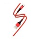 Дата кабель USB 2.0 AM to USB-C 1.0m 2.4A red Denmen (DN-D02T-RD) Дата кабель USB 2.0 AM to USB-C 1.0m 2.4A red Denmen (DN-D02T-RD)