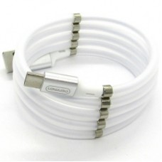 Дата кабель USB 2.0 AM to USB-C 1.0m 2.4A white Denmen (DN-D11T-WH)
