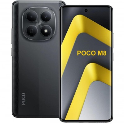 Игровой телефон Xiaomi POCO M8 8/256GB, Black, NFC, Snapdragon 6 Gen 3 (поко м8)