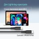 Дата кабель USB-C to USB-C 1.0m 3A 60W warm light gray ColorWay (CW-CBPDCC092-GR)