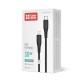Дата кабель USB-C to Lightning 2.0m PD30W textured PVC black ColorWay (CW-CBPDCL095-BK)