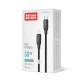Дата кабель USB-C to Lightning 1.0m PD30W TPE embossed black ColorWay (CW-CBPDCL101-BK)