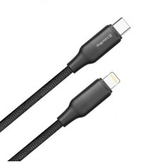 Дата кабель USB-C to Lightning 2.0m PD30W TPE embossed black ColorWay (CW-CBPDCL102-BK) - Фото