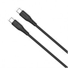 Дата кабель USB-C to USB-C 1.0m 3A 60W textured PVC black ColorWay (CW-CBPDCC094-BK) - Фото