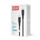 Дата кабель USB-C to USB-C 2.0m 3A 60W textured PVC black ColorWay (CW-CBPDCC095-BK)