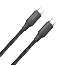 Дата кабель USB-C to USB-C 2.0m 3A 60W TPE embossed black ColorWay (CW-CBPDCC102-BK) - Фото