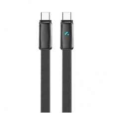 Дата кабель USB-C to USB-C 1.0m 5A 100W ultra-thin black ColorWay (CW-CBPDCC100-BK) - Фото